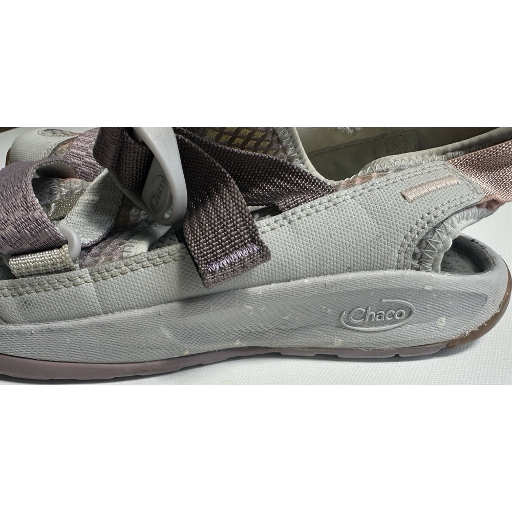 Chaco Chillos Sport Sandals Water Shoes Gray Lilac Mesh Slip On Women's 6 - Picture 5 of 6